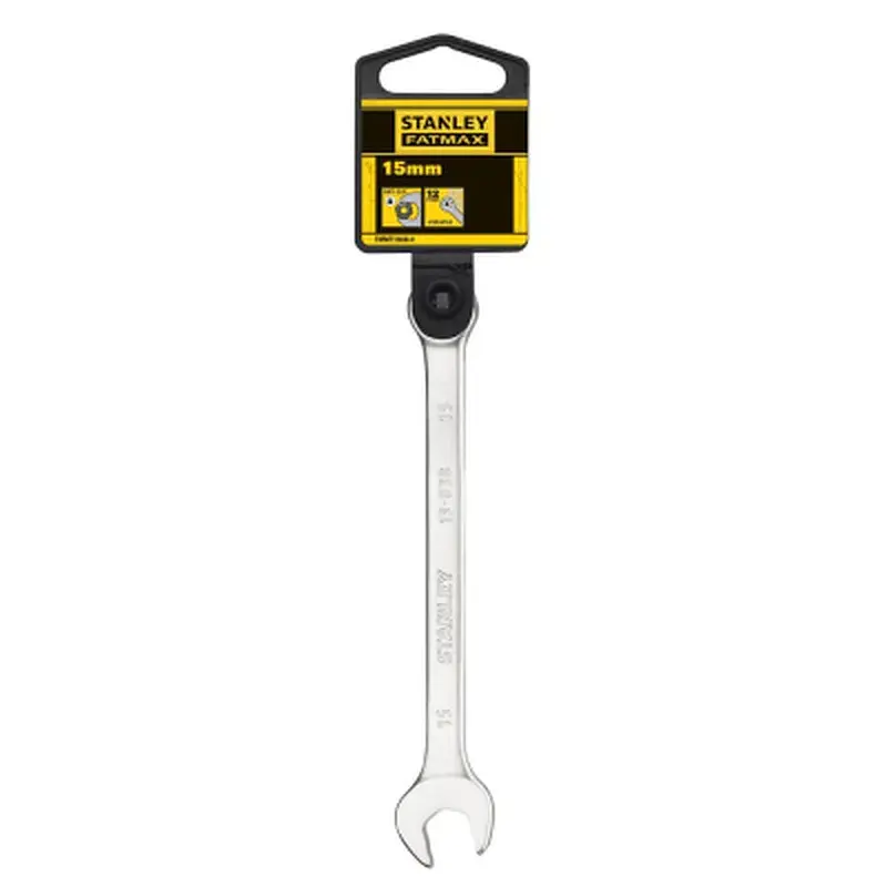 Ключ Stanley FATMAX ANTI SLIP комбінований, 15 мм. (FMMT13038-0) - фото 11