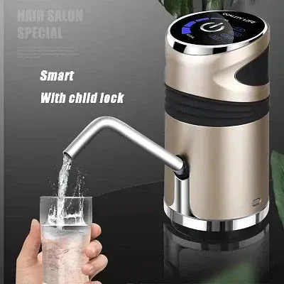 Електрична помпа для води Water Dispenser XL-129 срібляста USB - фото 6
