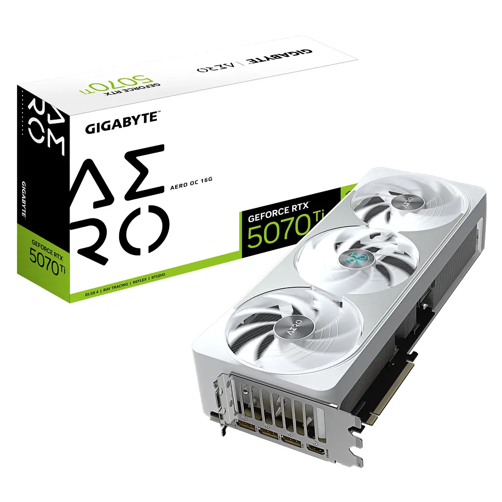 Відеокарта GIGABYTE GeForce RTX5070 Ti 16 ГБ AERO OC (GV-N507TAERO OC-16GD) - фото 2