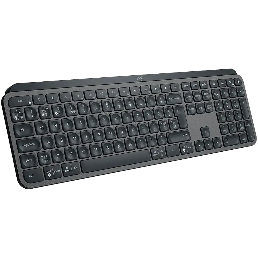 Клавіатура Logitech MX Keys Advanced for Business Wireless Illuminated UA Graphite (920-010251) - фото 3