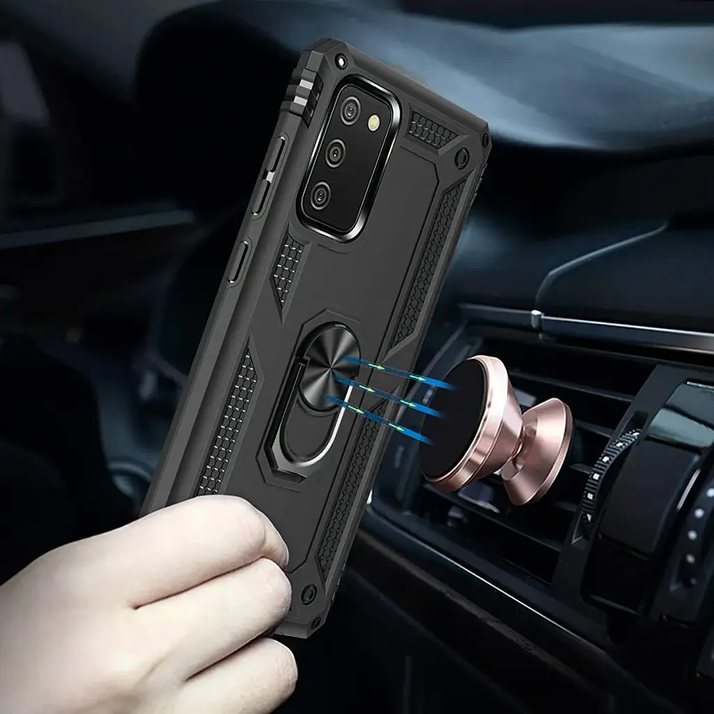 Панель BeCover Military для Samsung Galaxy A02s SM-A025/ A03s SM-A037 / M02s SM-M025 Black (706012) - фото 4