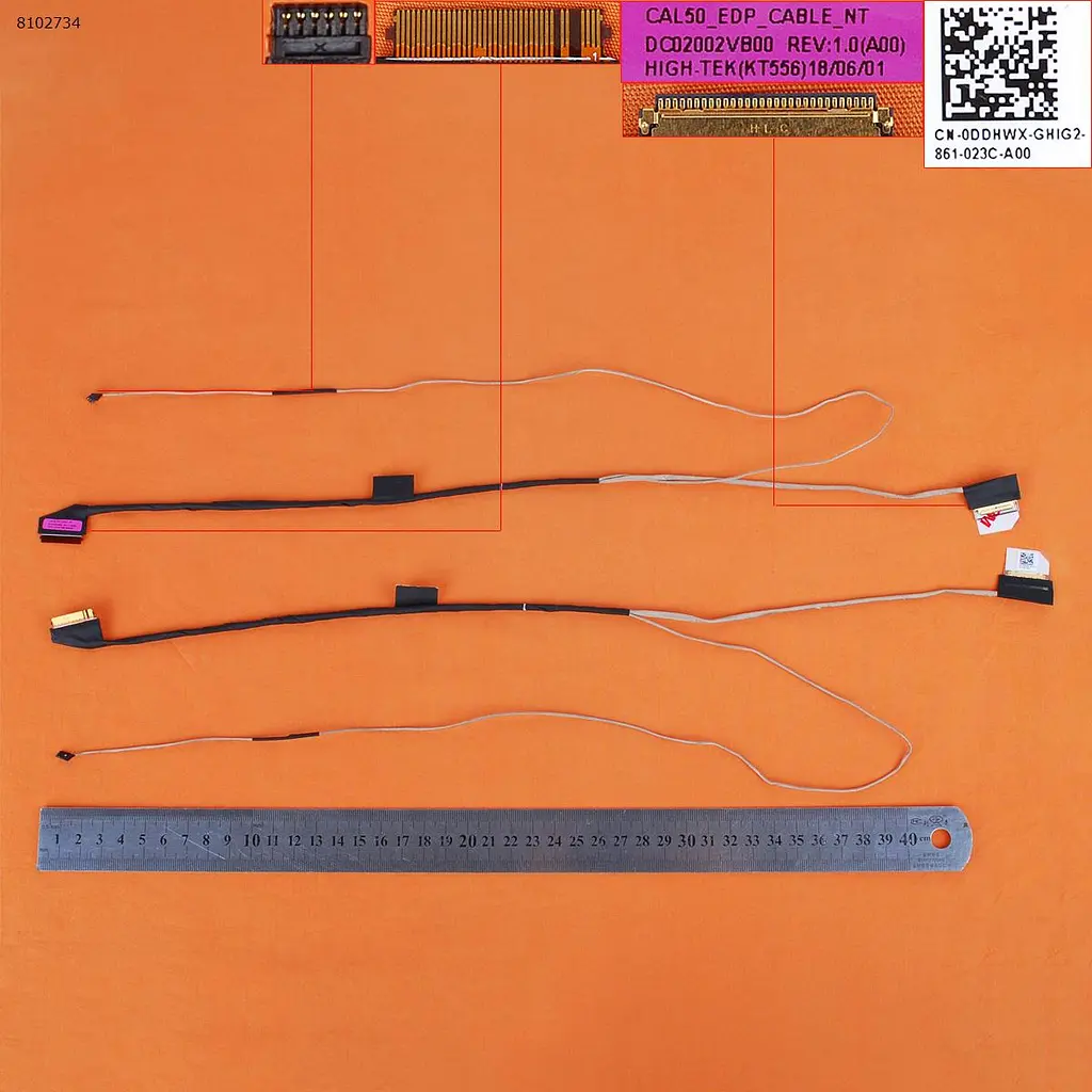 Шлейф матриці для Dell Inspiron 15 5000 5570 5575 P75F, (eDP 30pin, DC02002VB00, 0DDHWX) - фото 2