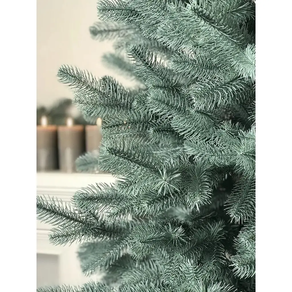 Ялинка штучна Hvoya Lux лита 220 см з металевою підставкою блакитна - фото 6