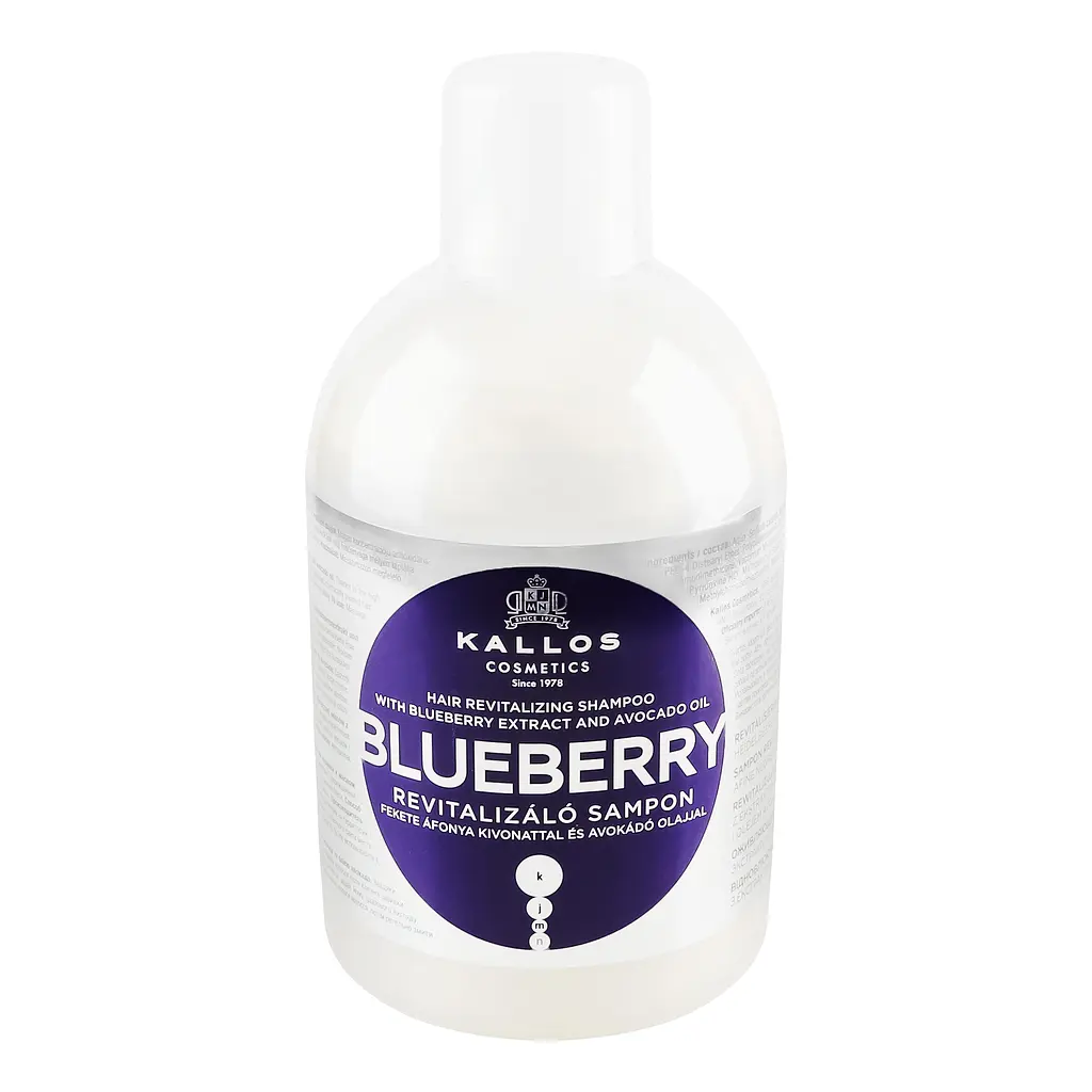 Шампунь для волос Kallos Cosmetics KJMN Blueberry восстанавливающий с экстрактом черники, 1 л - фото 3