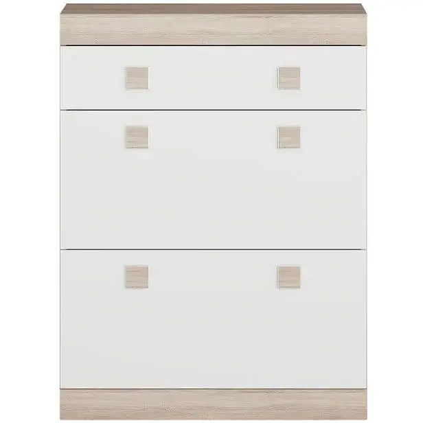 Тумба для обуви Эверест Соната ТО-800, 80х38х105.5 см дуб сонома/белый (EVR-2213) - фото 3