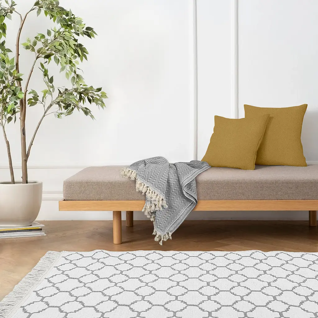 Плед хлопковый Cosas ZIGZAG CS5 180х230 см черный (Plaid_Zigzag_06Panther_180x230) - фото 3