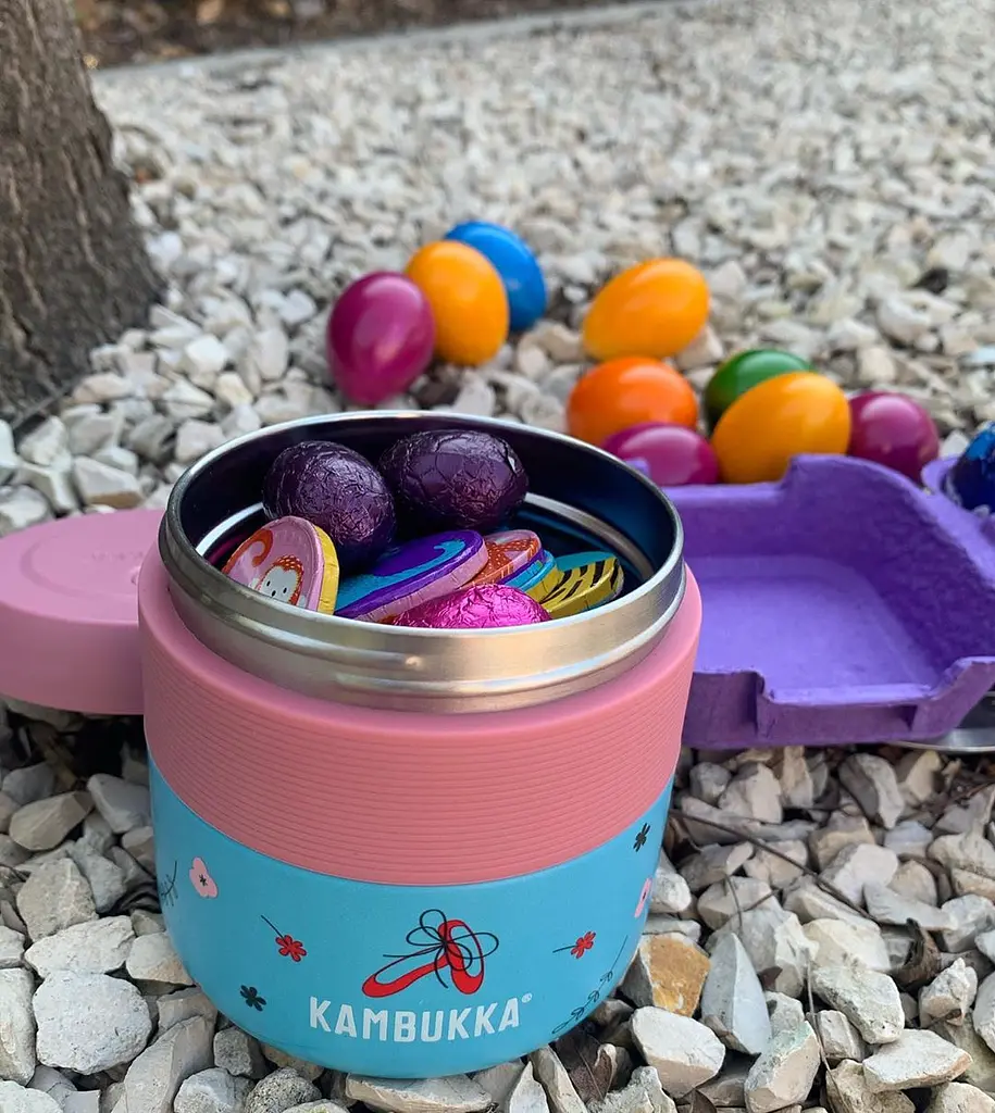 Термоконтейнер для їжі Kambukka Bora Prima Ballerina, 400 мл, бірюзовий з рожевим (11-06002) - фото 5