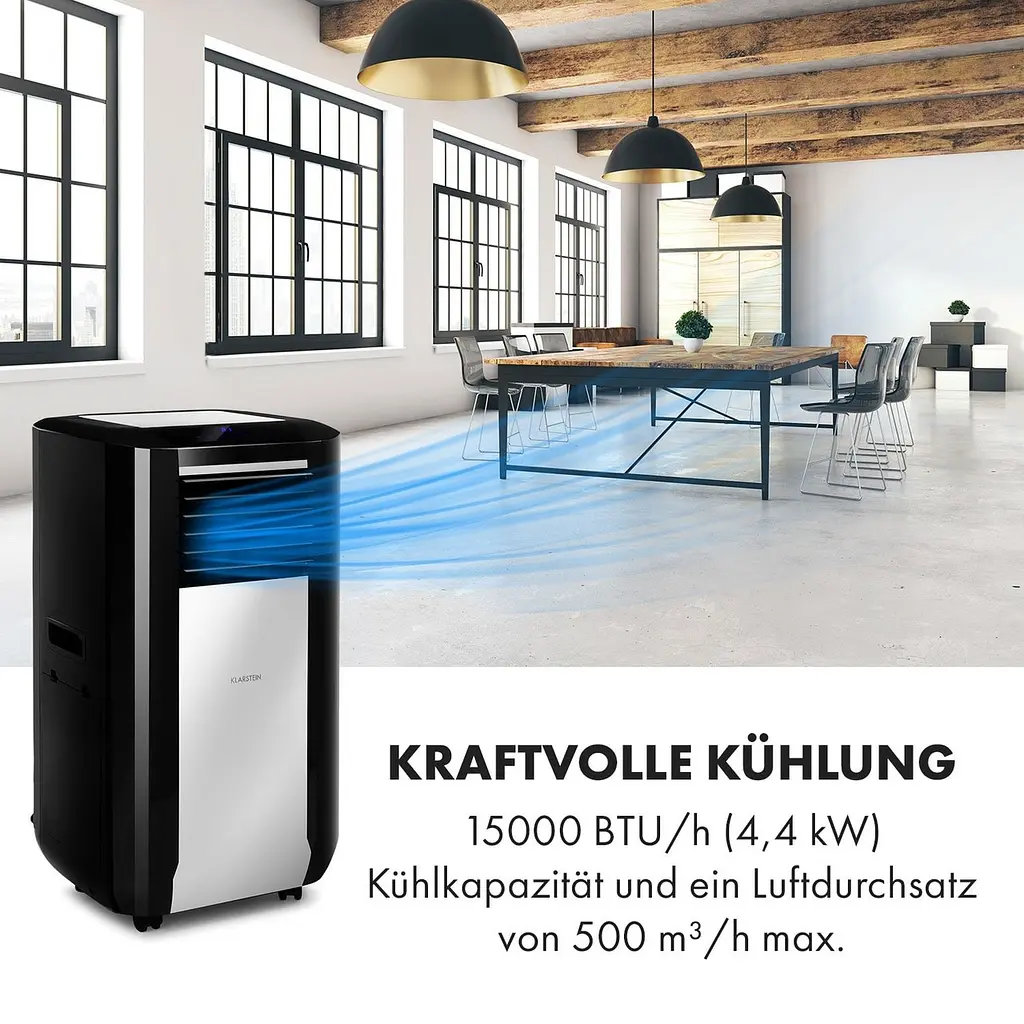 Мобільний кондиціонер Klarstein Max Breeze Smart 57-95 м² (10035742) - фото 10