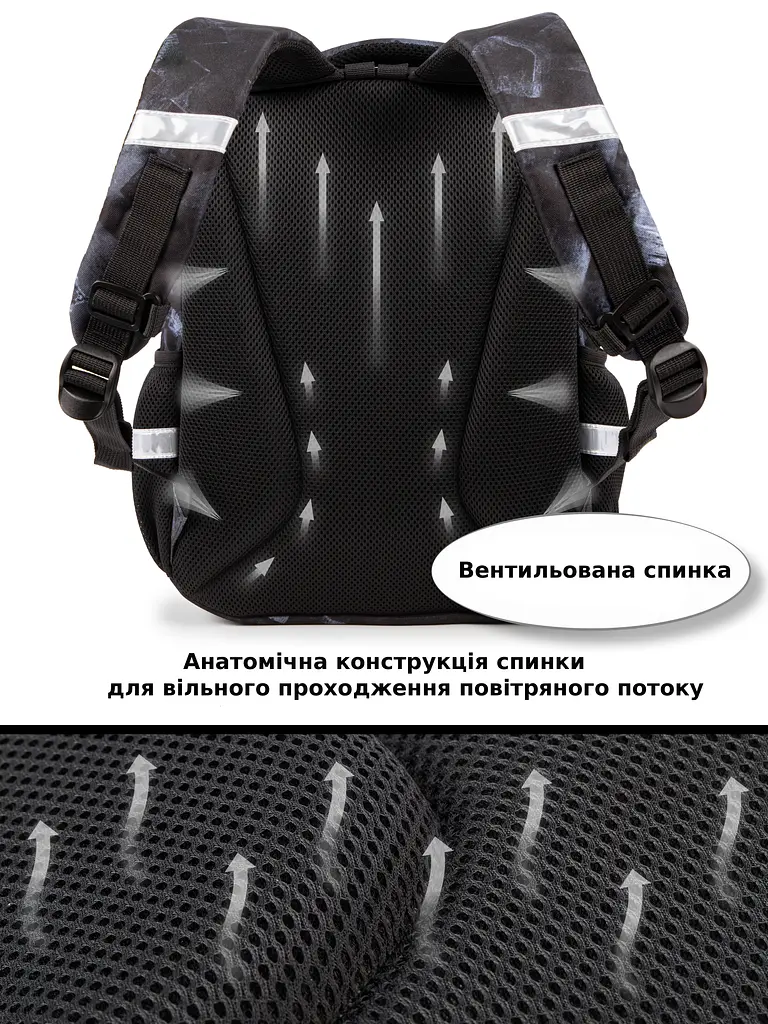 Шкільний ортопедичний рюкзак 6 в 1 для хлопчика School Standard 38х30х18 см Роблокс для молодших класів (SET 170-81) - фото 8