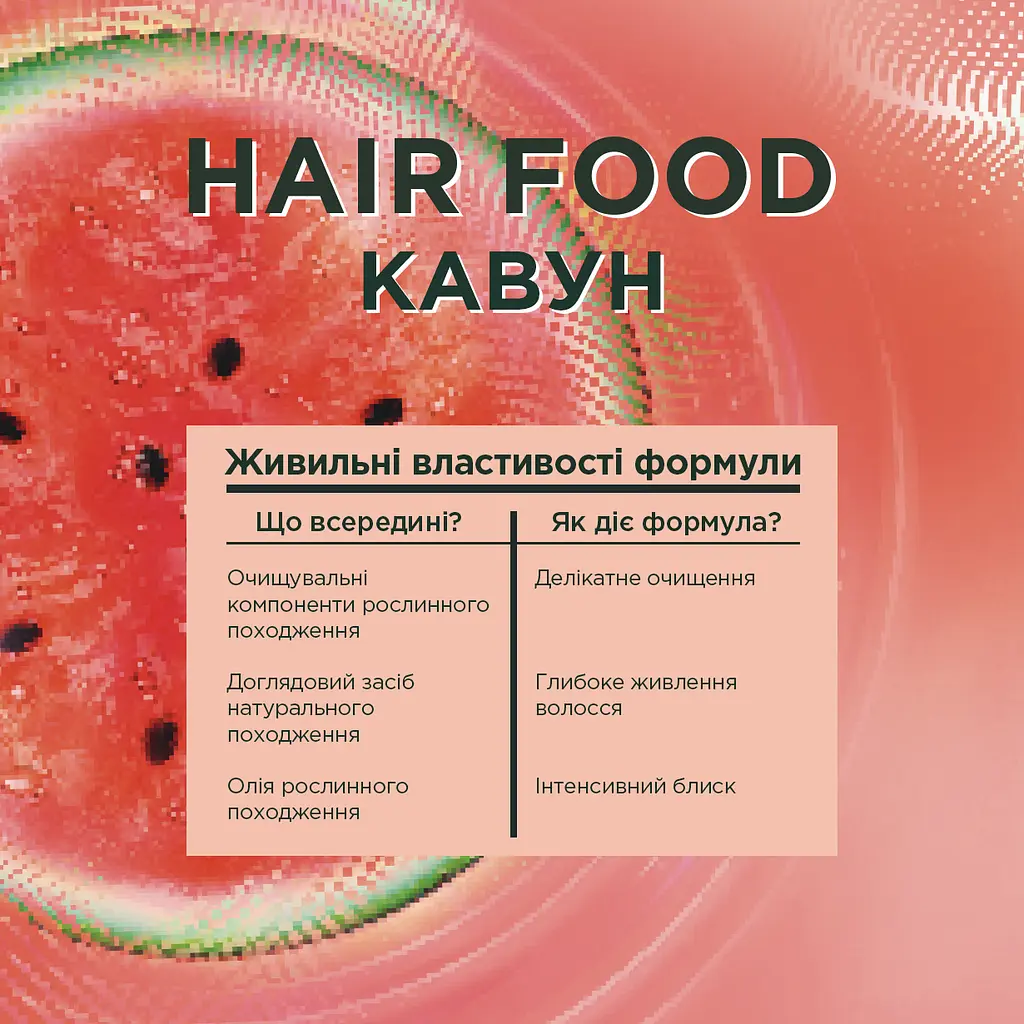 Шампунь Garnier Fructis Hair Food Watermelon для тонкого волосся, що потребує об'єму 350 мл - фото 4