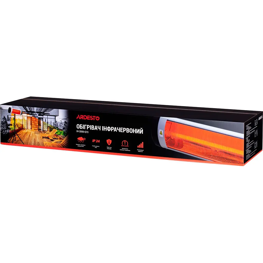 Инфракрасный обогреватель Ardesto IH-2000-Q1S [119207] - фото 8