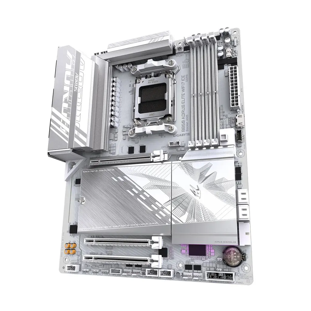 Материнская плата Gigabyte B850 Aorus Elite WiFi7 Ice Socket AM5 - фото 3