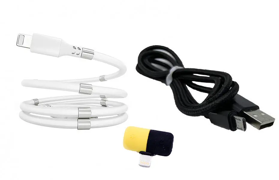Набір Кабель SuperCalla на магнітах, перехідник розгалужувач 2 в 1 та Кабель USB-microUSB (vol-1029)
