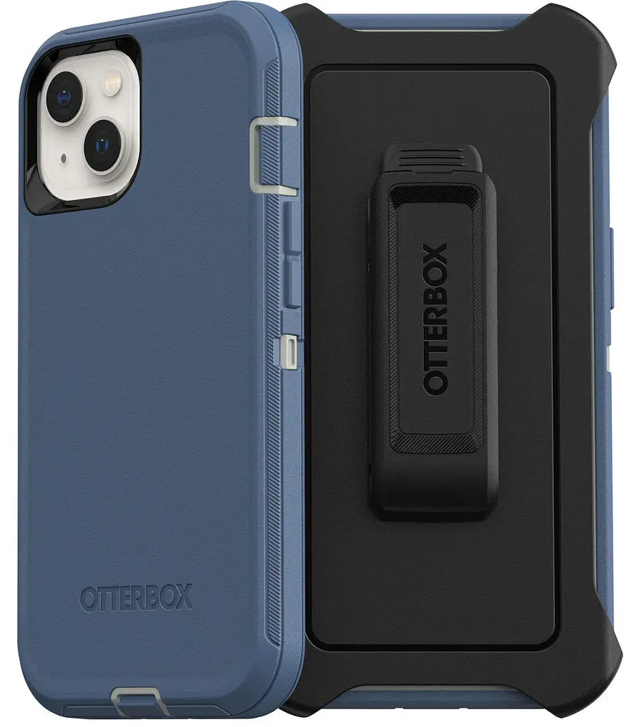 Чохол протиударний з кліпсою OtterBox Defender 77-85443 для iPhone 13 (6.1") Fort Blue