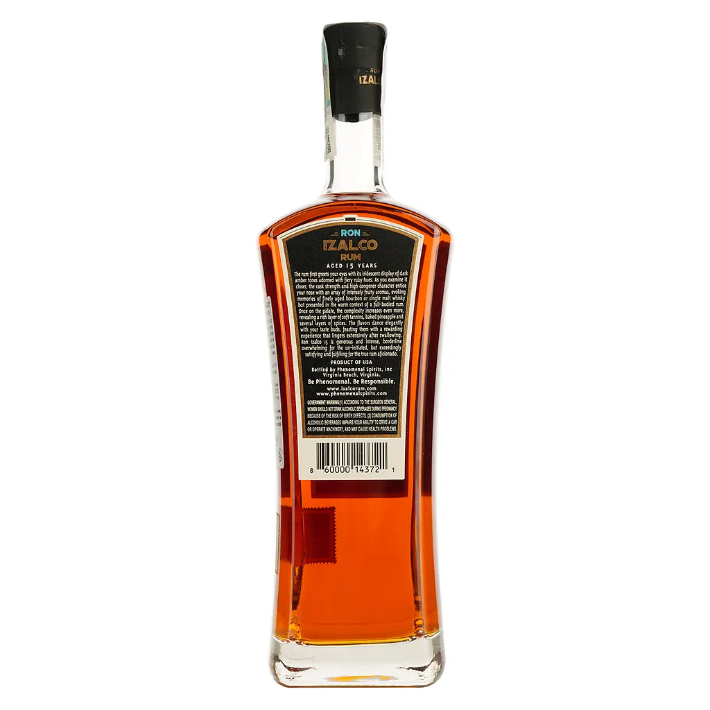 Ром Izalco Cask Strength 15 Years Old 55.3% 0.7 л - фото 2