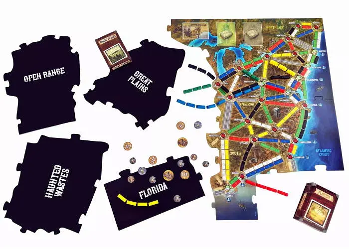 Настольная игра Lords of Boards Билет на поезд. Наследие: Легенды Запада (Ticket to Ride Legacy: Legends of the West) (малая локализация - укр. правила) (TTR_WL) - фото 4