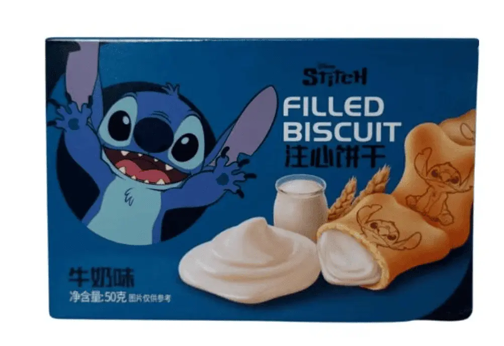 Печиво Binqi Disney Milk Filled Biscuit Stitch 50г - фото 3