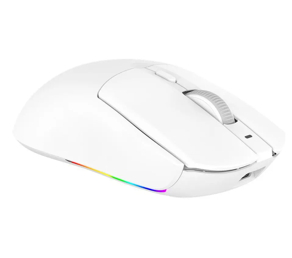 Игровая мышь Ajazz AJ-139W MC V2 Wireless/Bluetooth/USB ESports Gaming 12000dpi 35G White - фото 5