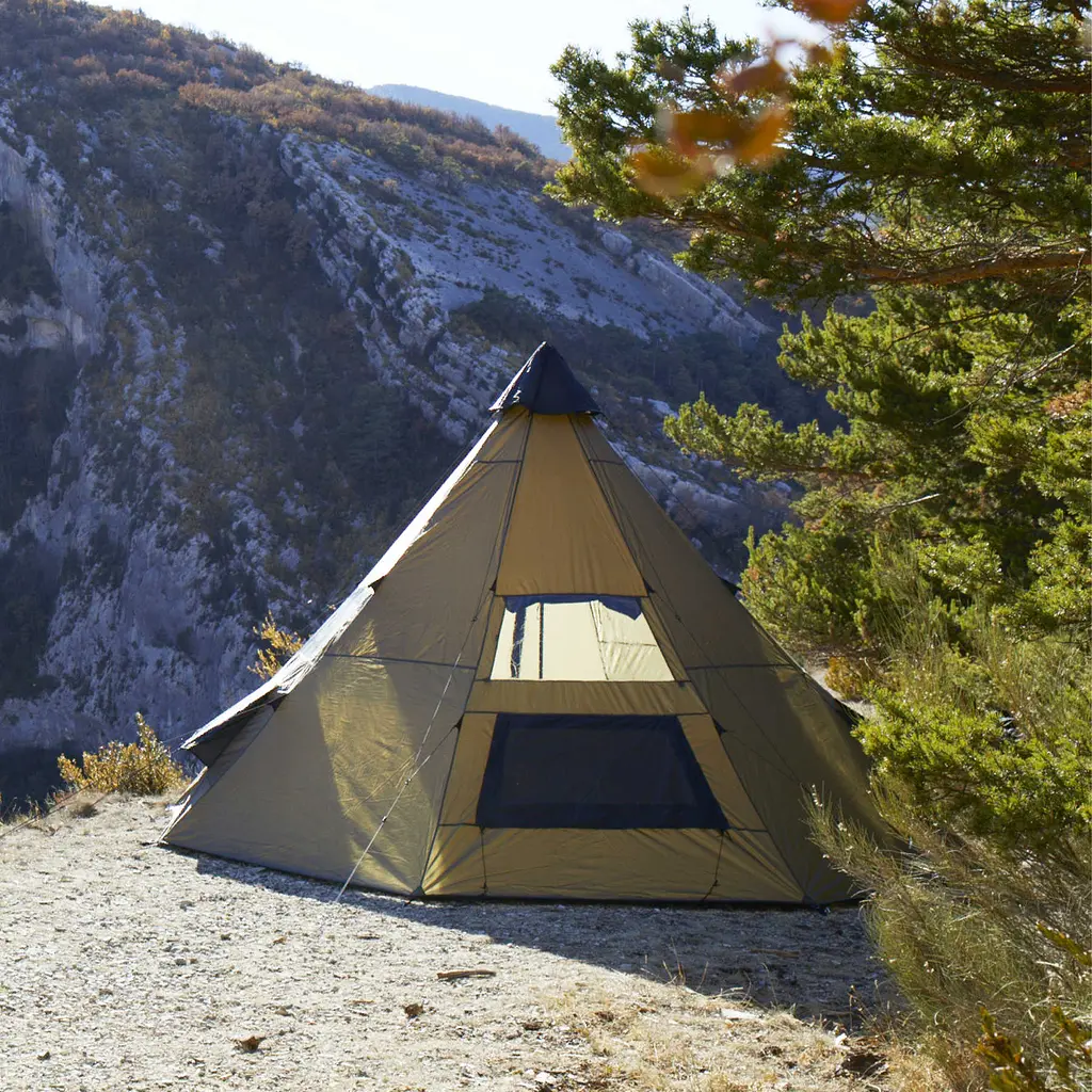Намет для кемпінгу Grand Canyon Black Falls 8 Capulet Olive (330039) 8 осіб, Оливковый - фото 16