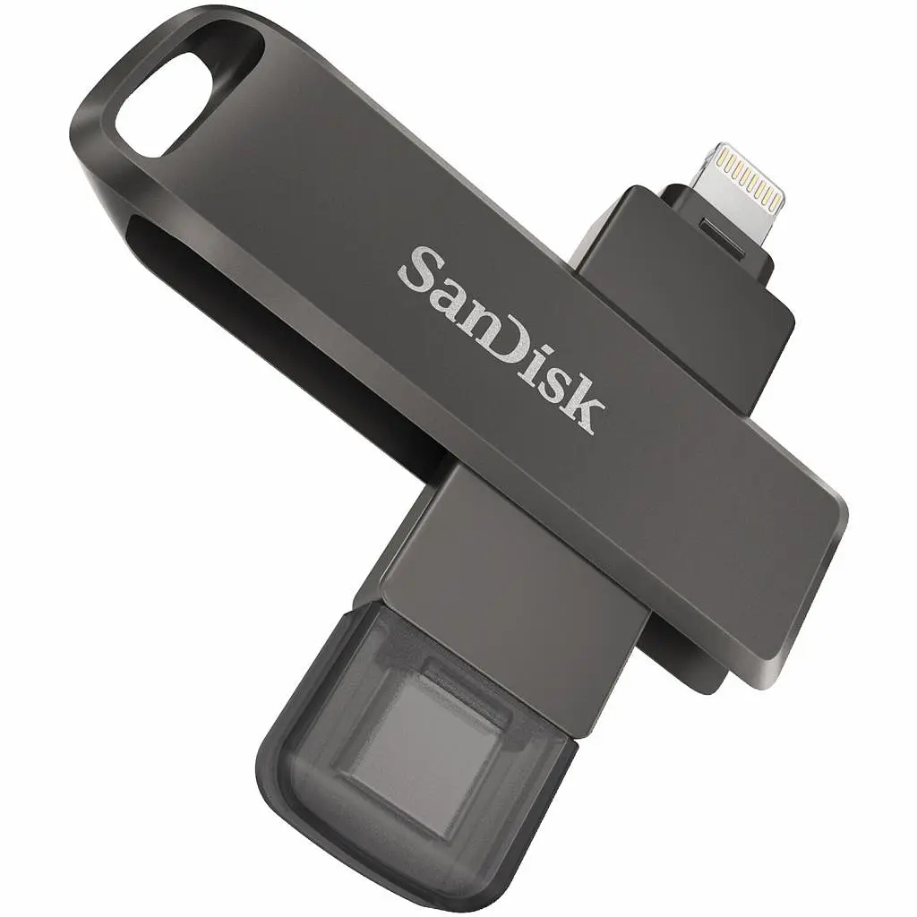 USB флеш накопичувач SanDisk 64GB iXpand Drive Luxe Type-C /Lightning (SDIX70N-064G-GN6NN) - фото 5