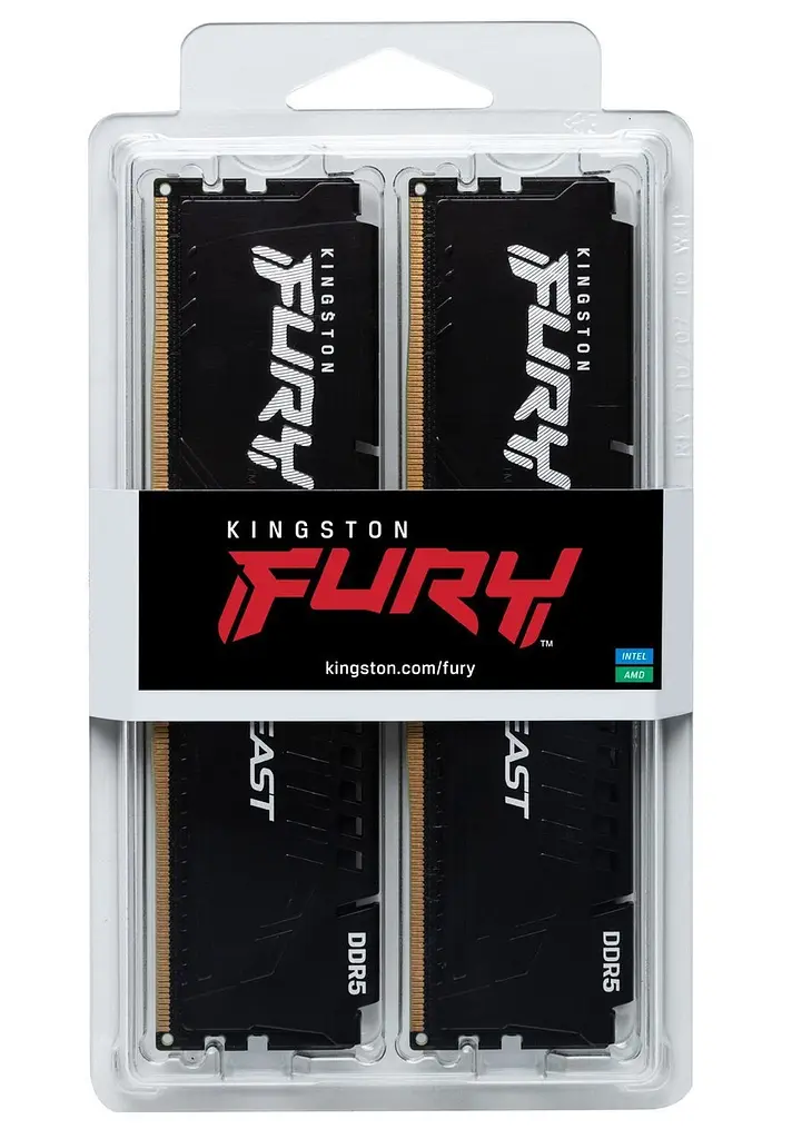 Модуль пам`ятi DDR5 2x8GB/6000 Kingston Fury Beast (KF560C36BBEK2-16) - фото 6