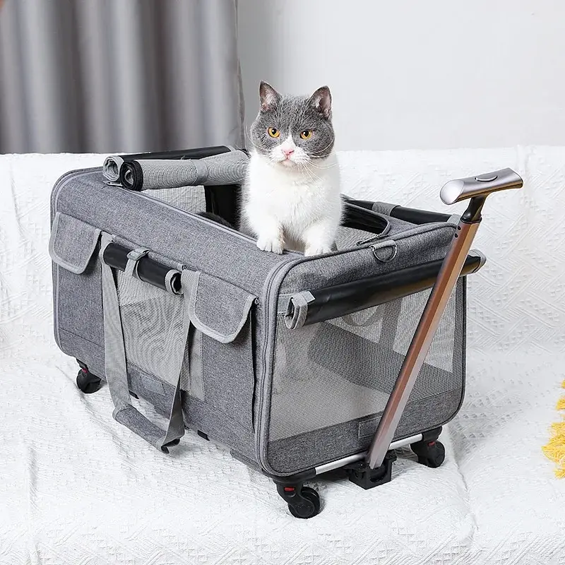 Сумка для перенесення Bestopet (Люпосанчик) Folding Pet Trolley Bag для котів і собак - фото 2