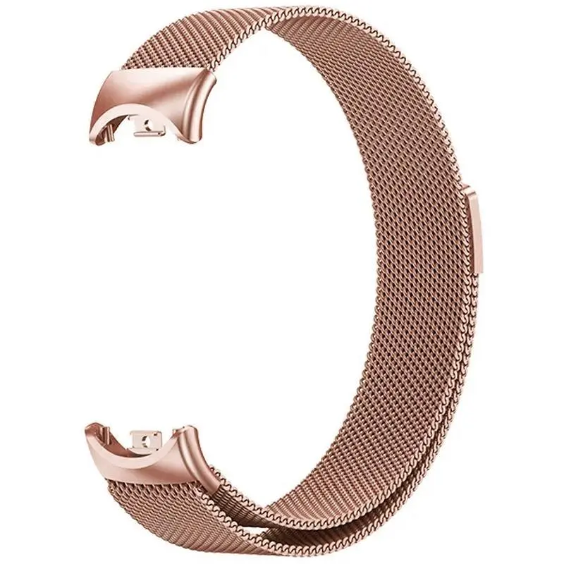Ремешок Epik Milanese Loop New Design для Xiaomi Mi Band 8/9/10 Rose Pink - фото 2