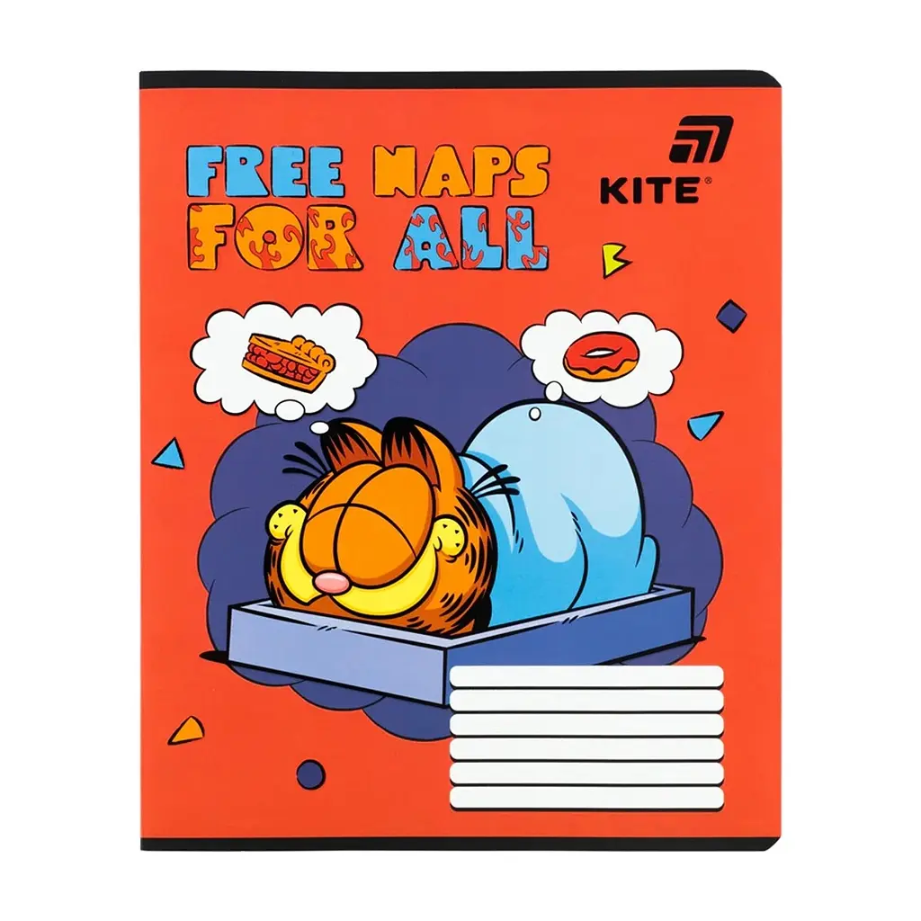 Зошит Kite Garfield, 12 аркушів, лінія (GF26-234), в асортименті - фото 10
