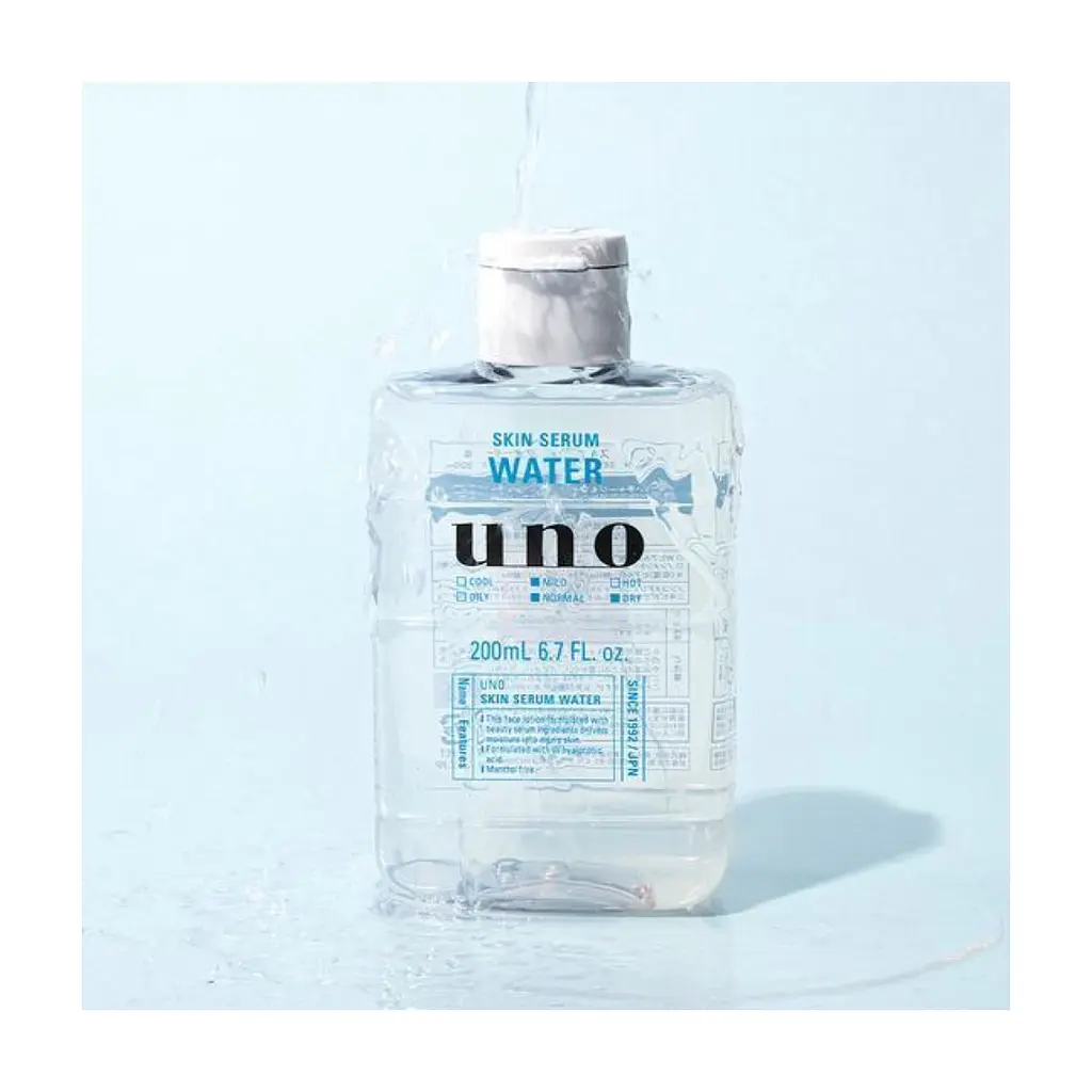 Лосьйон для обличчя Uno Serum Water Для чоловічої шкіри 200 мл (4901872459988) - фото 2