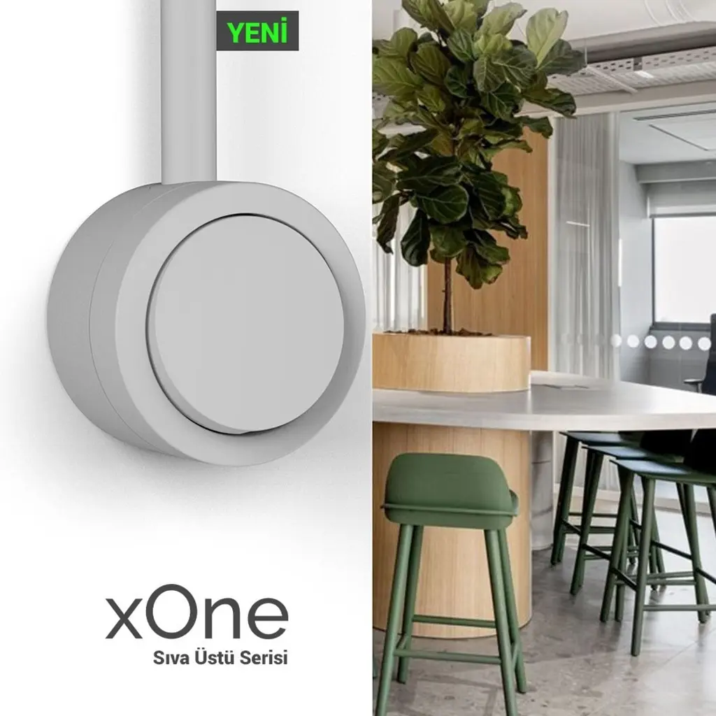 Вимикач 1-ий накладний Ovivo Electric xOne сірий - фото 6