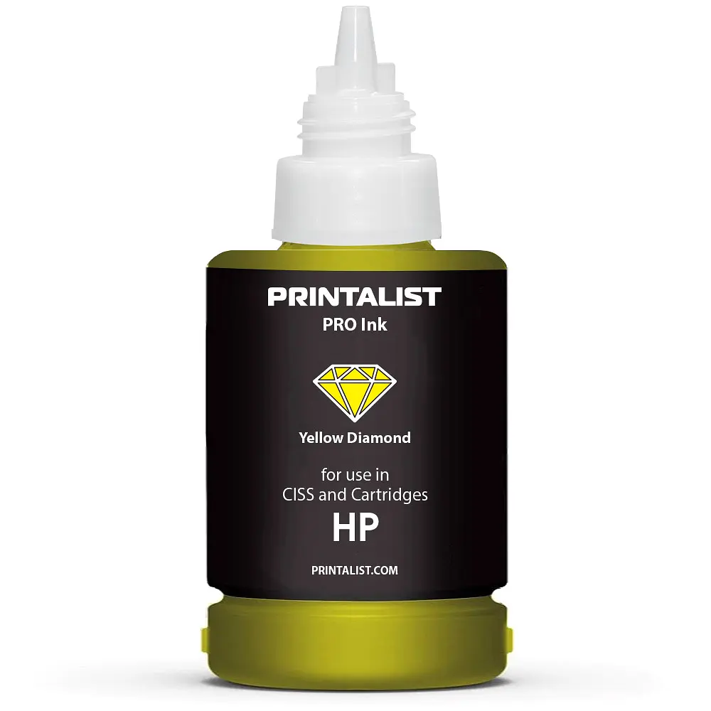 Чорнило PRINTALIST для HP 140г Yellow водорозчинне (PL-INK-HP-Y) - фото 3