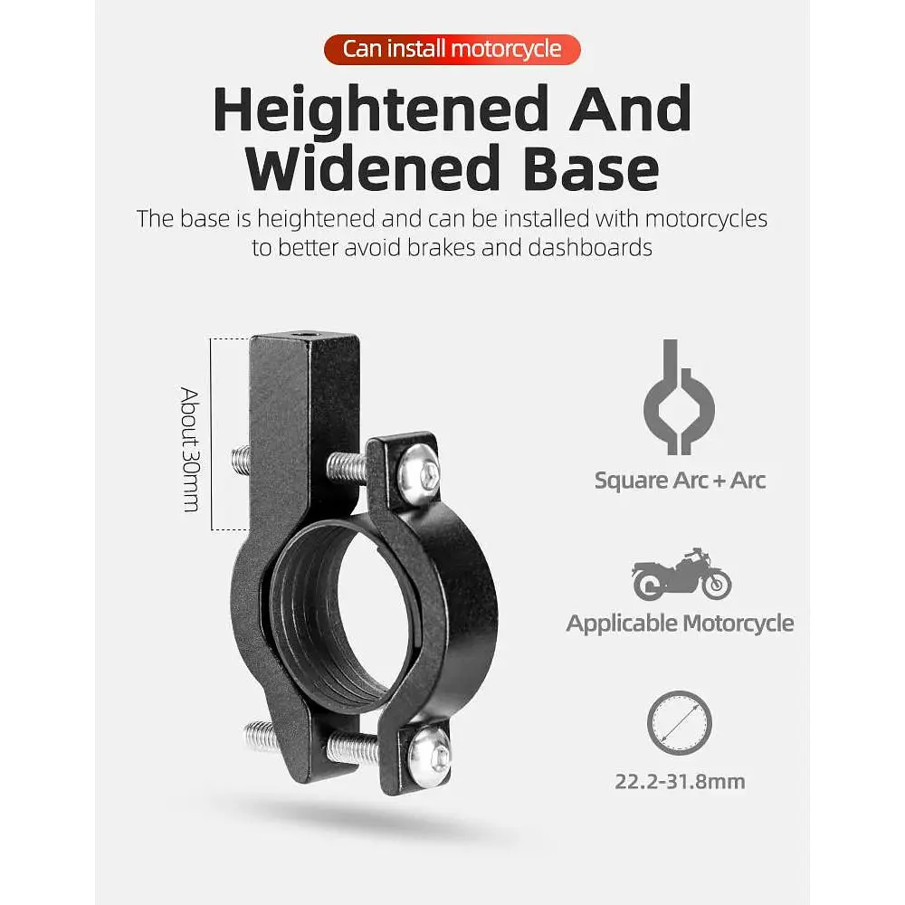 Велодержатель для телефона RockBros универсальный крепление на руль алюминиевый - фото 5