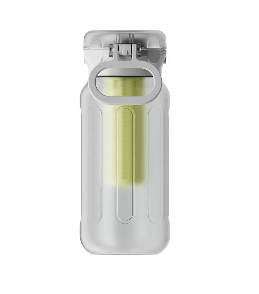 Спортивна пляшка Xiaomi Mijia Sports Water Bottle 1 л, біла, ударостійка з фільтром - фото 3