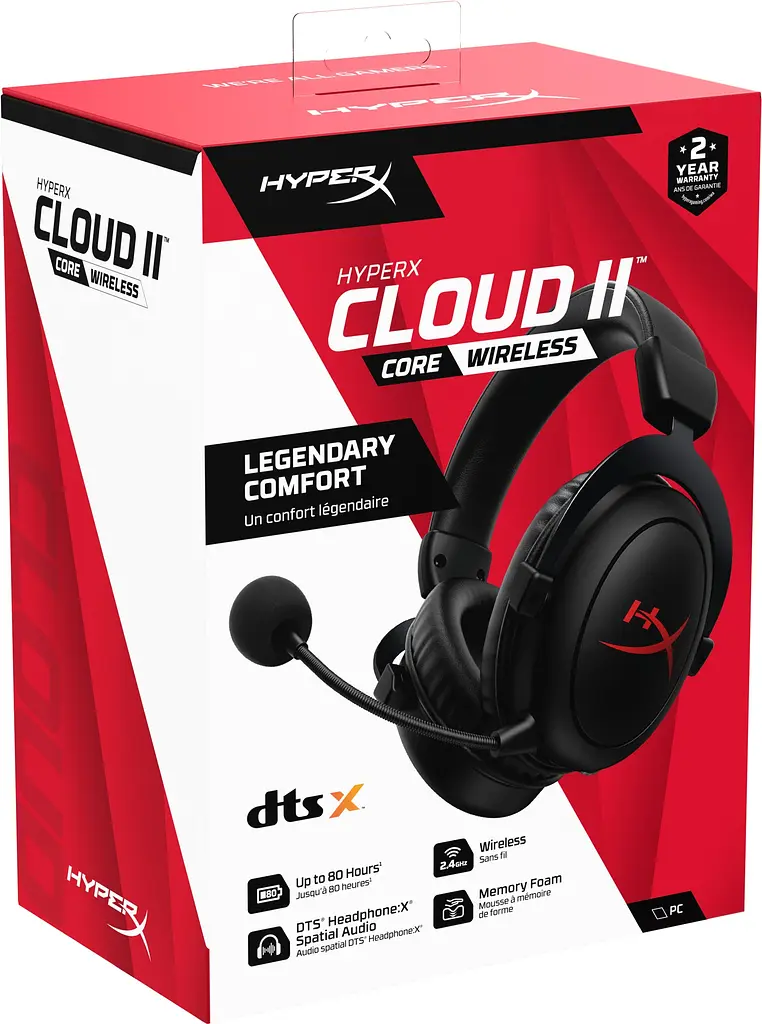 Навушники HyperX Cloud II Core Wireless Black (6Y2G8AA) - фото 8
