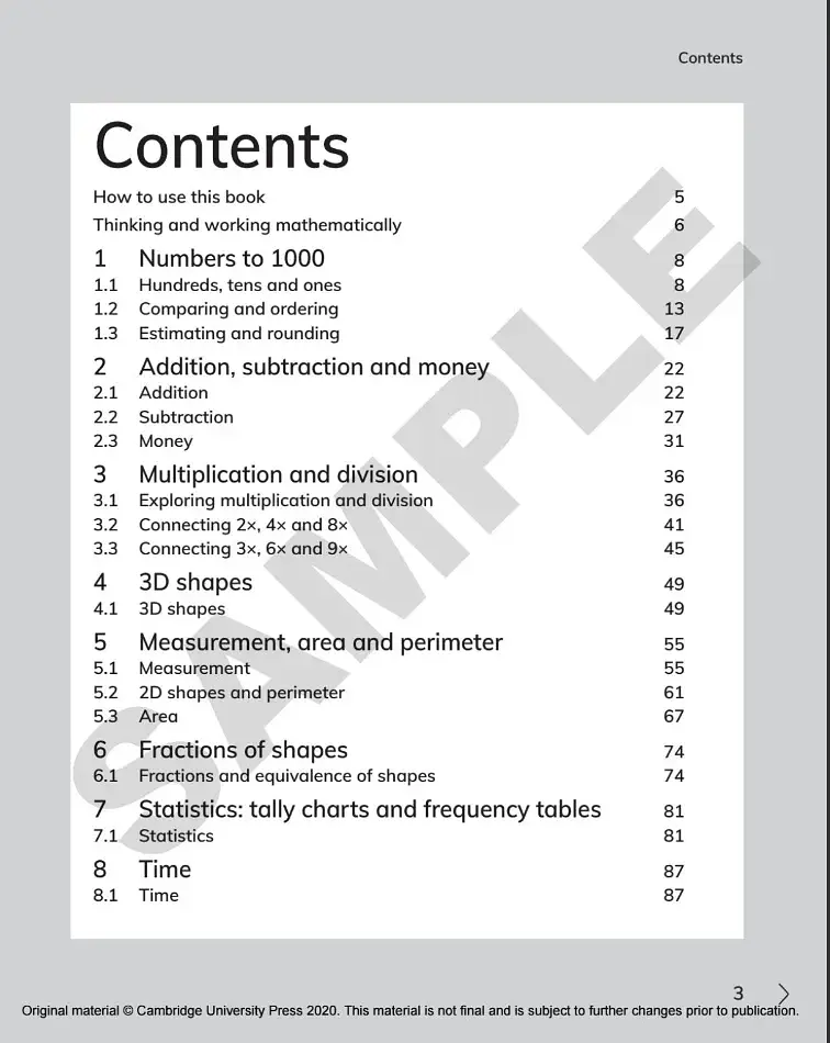 Cambridge Primary Mathematics 3. Workbook with Digital Access (1 Year) - фото 2
