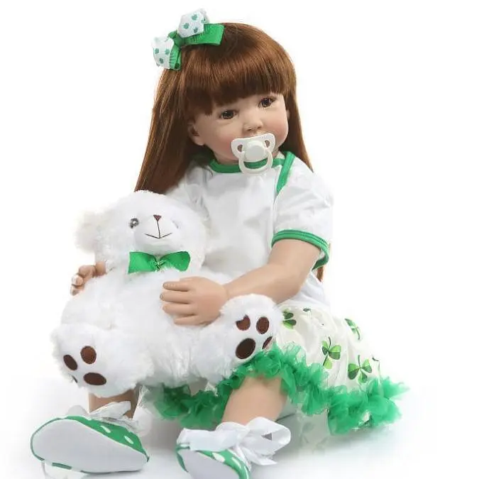 Силіконова колекційна лялька реборн reborn дівчина ніка Reborn Dolls det0018827