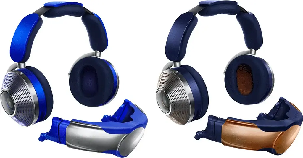 Навушники з вбудованим очищувачем повітря Dyson Zone Absolute Prussian Blue/Bright Copper (376067-01) [93348] - фото 3