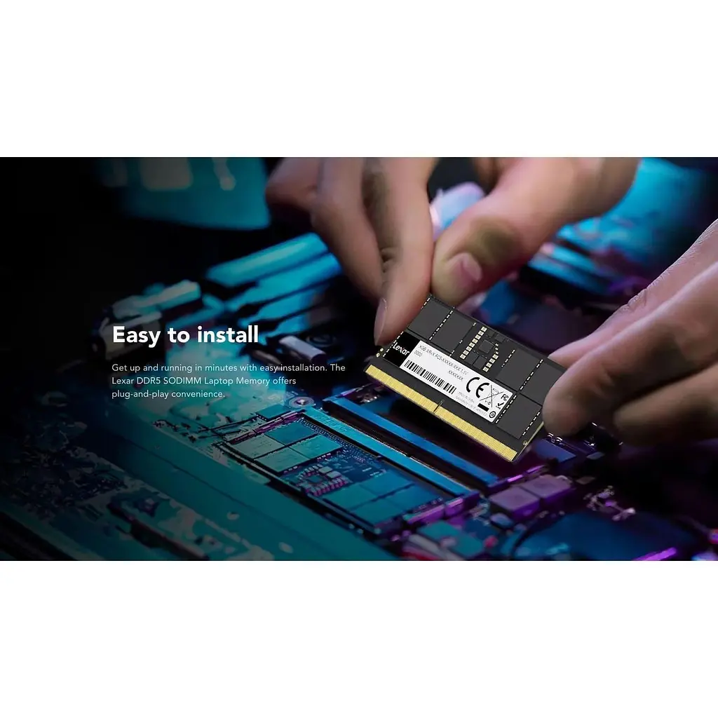 Модуль пам'яті Lexar DDR5 8GB 262 PIN 5600Mhz CL46 So-DIMM (LD5S08G56C46ST-BGS) - фото 2