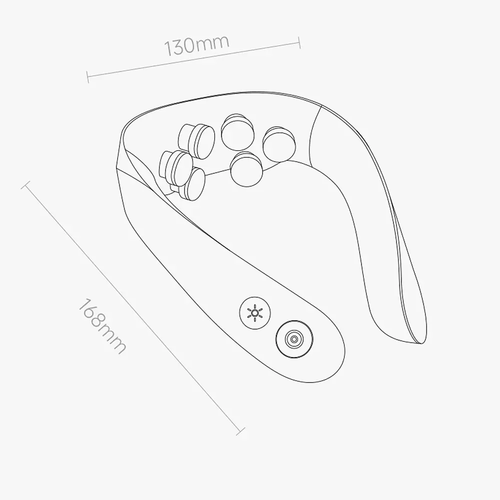 Масажер для шиї Xiaomi Momoda Rotai 6D Neck Massager (SX330) - фото 7