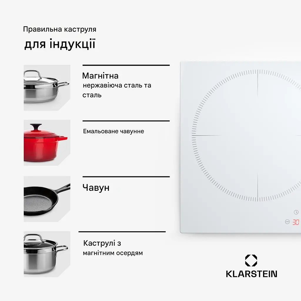 Индукционная плита Klarstein Delicatessa 80 (10045608) - фото 5