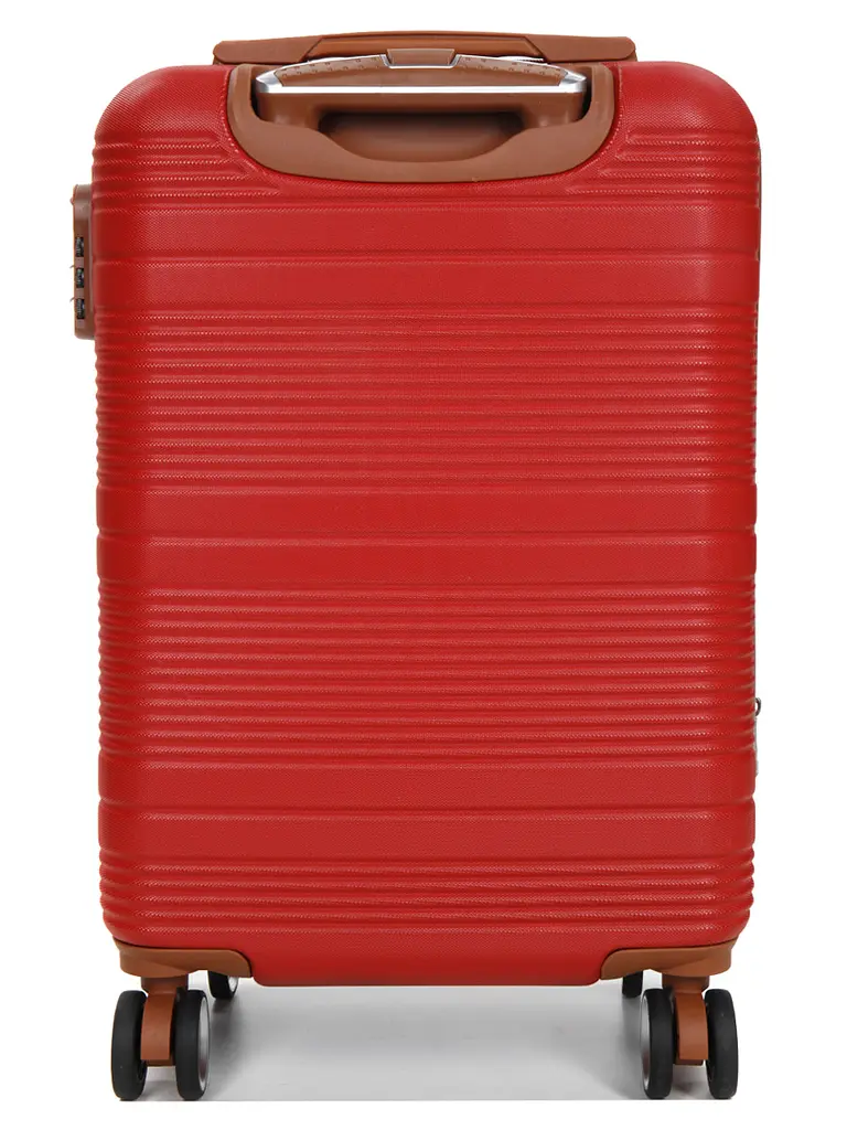 Валіза маленька S ABS-пластик Worldline Airtex 629 56×36×22см 38л Червона - фото 4