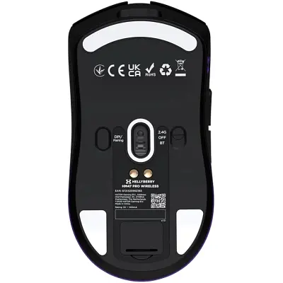 Мишка Hator Hellyberry HM47 Pro RGB Wireless/Bluetooth/USB Black/Violet (HM47PRO_black_violet) - фото 7