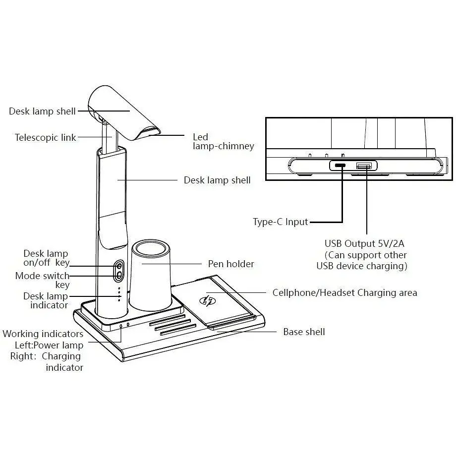 Настільна лампа XPRO BL-A6 (43044-BL-A6_183) - фото 5