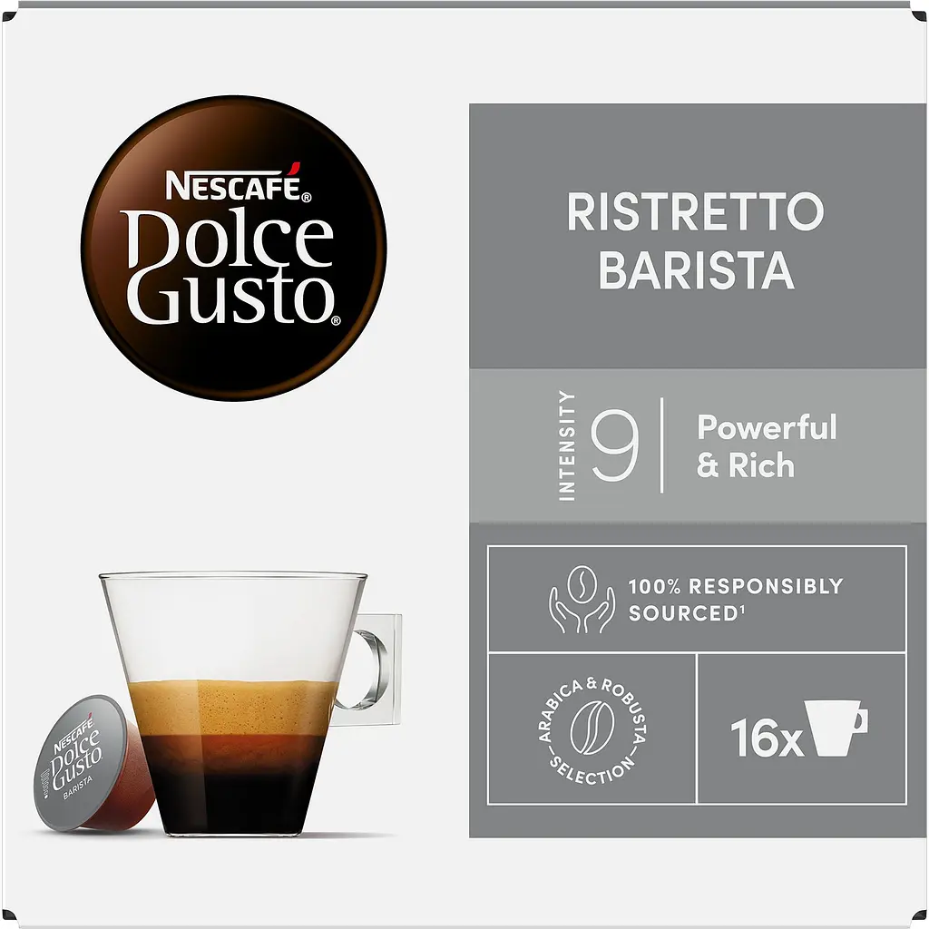 Уценка. Кофе в капсулах NESCAFE Dolce Gusto Ristretto Barista 104 г - фото 2