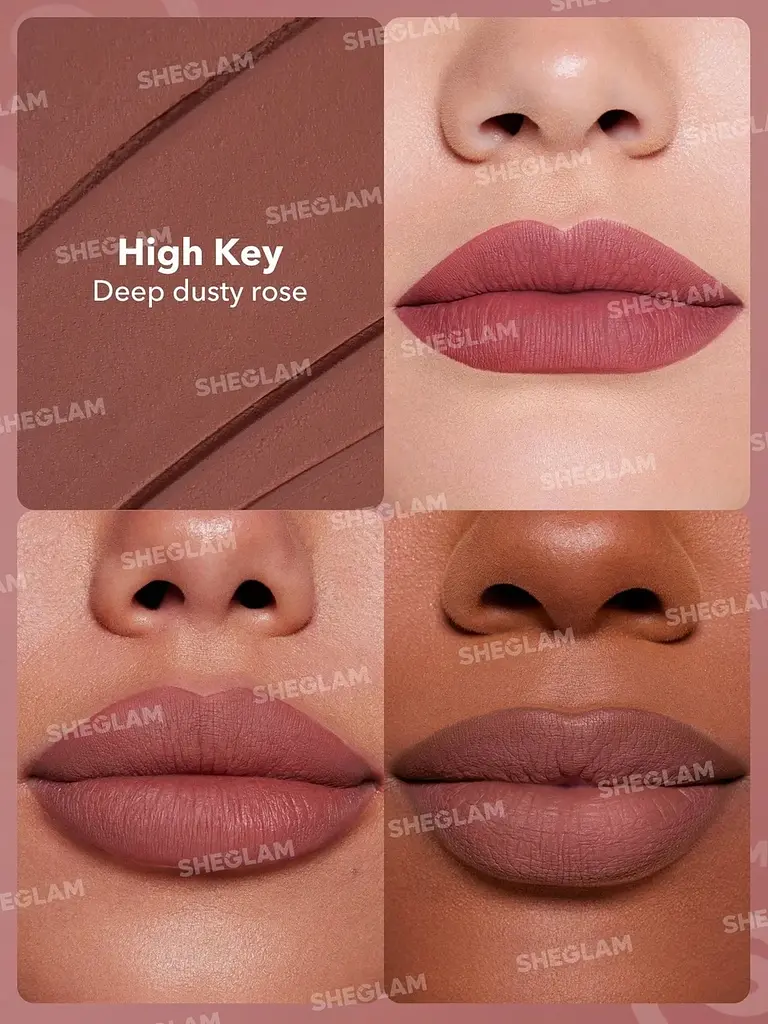 Матова помада Dynamatte Boom Long-lasting Matte Lipstick-High Key - фото 2