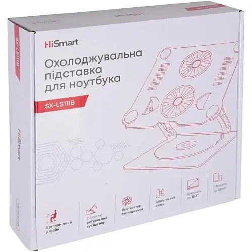 Підставка для ноутбука до 17.3 LS111B Black OfficePro teh0023876 - фото 6