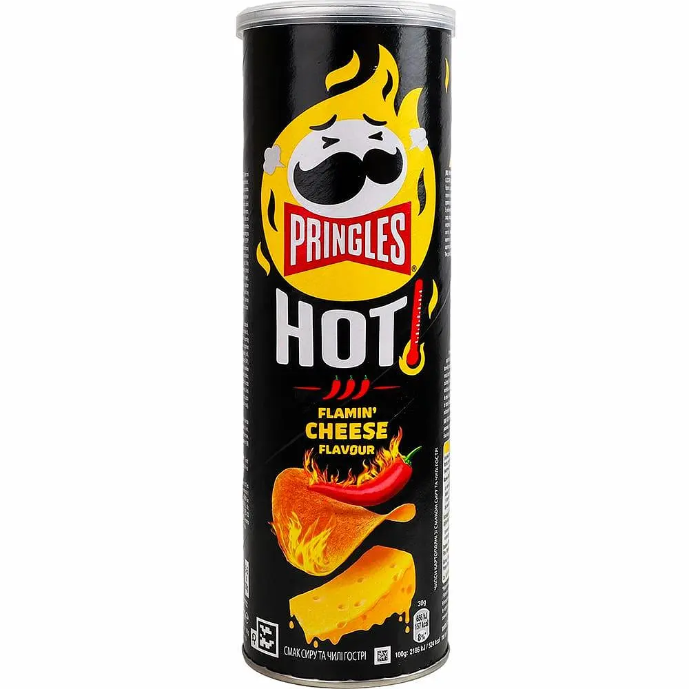 Чипси Pringles Hot Cheese&Chilli Flavour 160 г