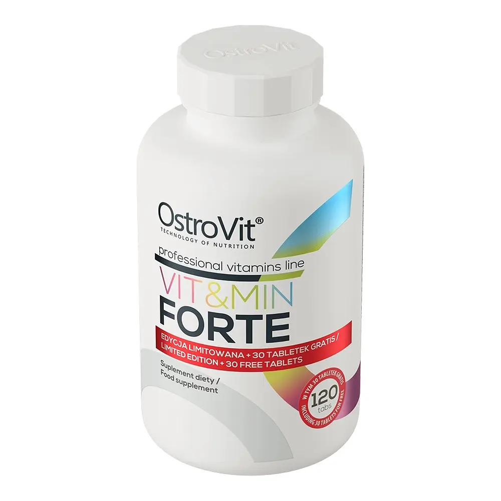 Вітамінно-мінеральний комплекс OstroVit Vit&Min Forte 120 таблеток - фото 2