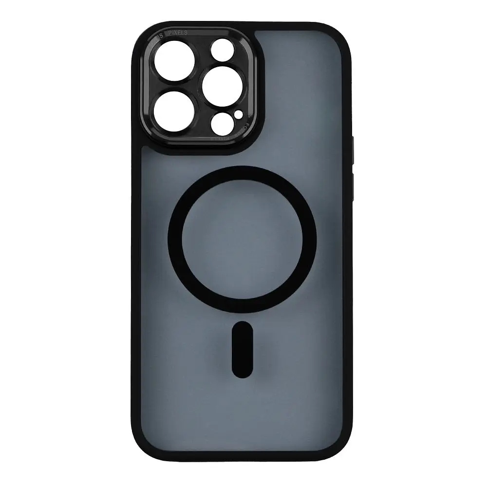 Чохол Creative TPU PC Metal Calais MagSafe Apple iPhone 14 Pro Max Black