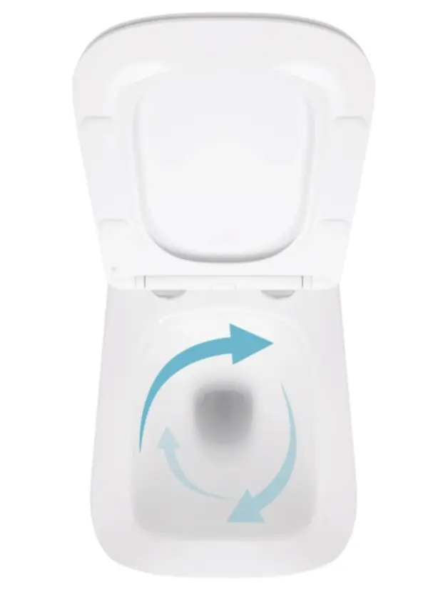 Унітаз підвісний Qtap Crow Ultra Quiet White, з сидінням Slim Duroplast/ Soft-close/ Quick Release QT05335172W - фото 5